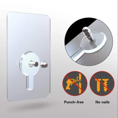 Nail-Free Wall Hooks for Hanging – Pack of 10